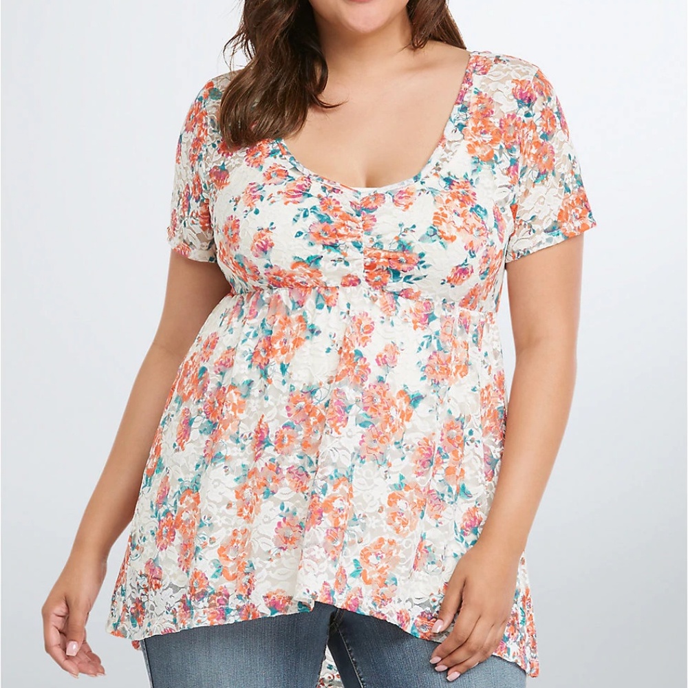 Lace Babydoll Tunic